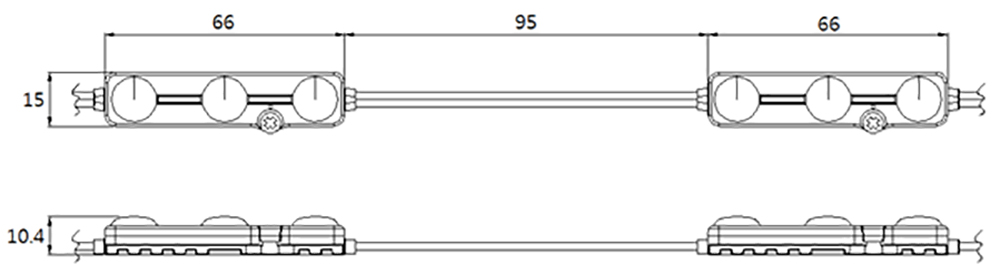 ECO3S LW2 (White) Product drawing image